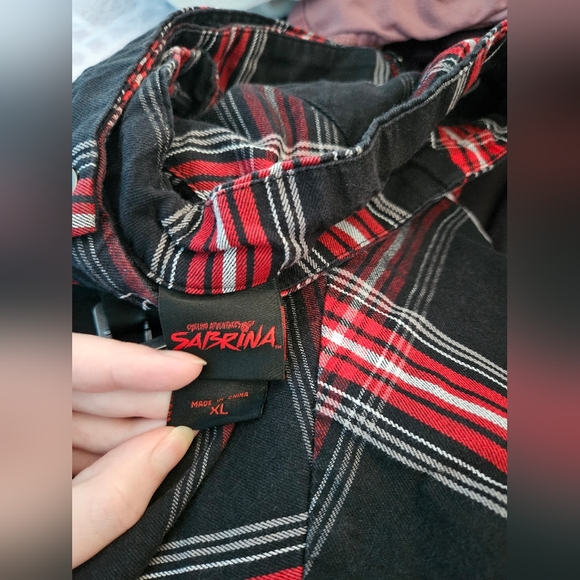 Hot Topic Chilling Adventures Of Sabrina Retro Plaid Buckle Skirt - Picture 10 of 12